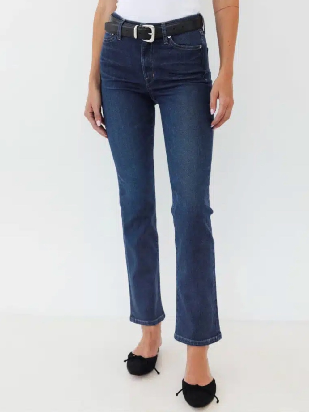 AYR Dark Blue Bootcut Cropped Jeans Bomb Pop Size 26